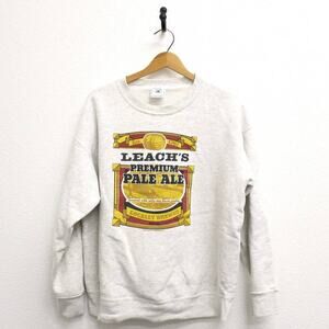 Vintage Leach's Premium Pale Ale Beer Sweatshirt XL